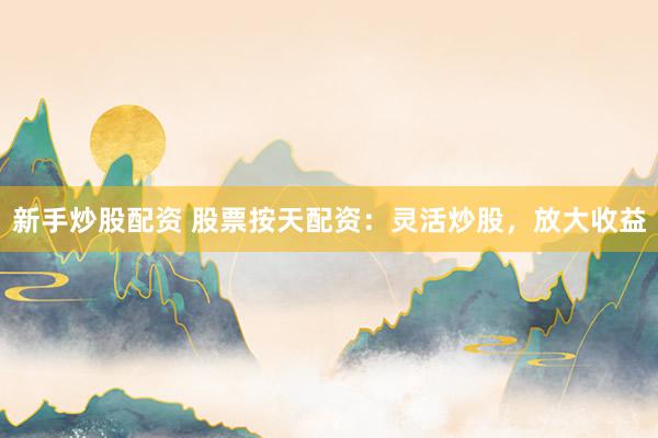 新手炒股配资 股票按天配资：灵活炒股，放大收益
