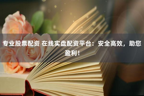 专业股票配资 在线实盘配资平台：安全高效，助您盈利！